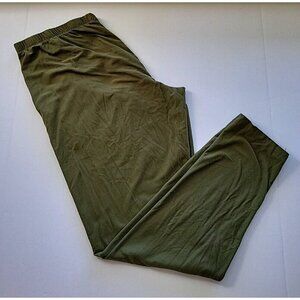 No Boundaries Olive Green Leggings Juniors Size XXL 2XG Elastic Waist Stretch Lo